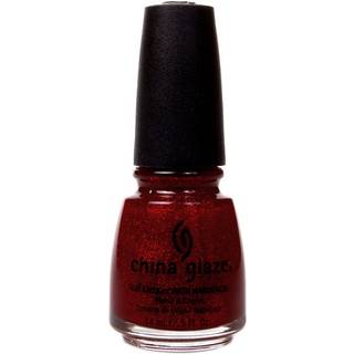 China Glaze Nail Lacquer with Hardeners Ruby Pumps