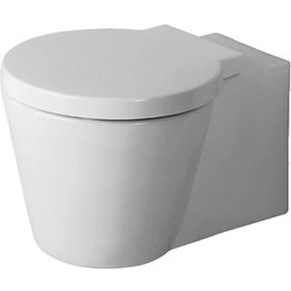 Duravit Starck 1 vægtoilet 4,5L 410x575mm med skjult montering og Wondergliss