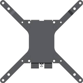 Vision VFM-W2X2 - bracket - for LCD display - black 25 kg 50" 100 x 100 mm