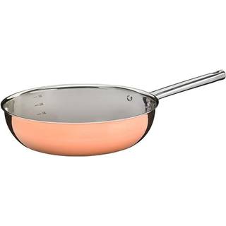 Sauterpande 28 cm kobber