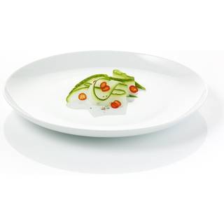Aida Atelier Super White Middagstallerken, 25 cm