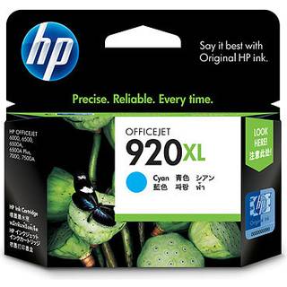 HP 920XL CD972AE Cyan Blækpatron, 700 sider