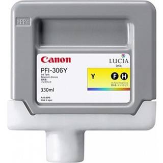 Canon PFI-306Y 6660B001AA Gul Blækpatron, 330 ml
