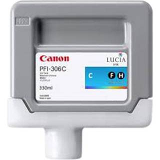 Canon PFI-306C 6658B001AA Cyan Blækpatron, 330 ml