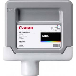 Canon PFI-306MBK 6656B001AA Mat Sort Blækpatron, 330 ml