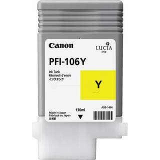 Canon PFI-106 Y - Gul 130 ml - Original blækpatron 6624B001