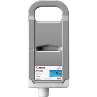 Cyan blækpatron - Canon PFI-706 - 700 ml