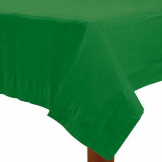 Grøn borddug 137x274 cm - Vandsikker underlag
