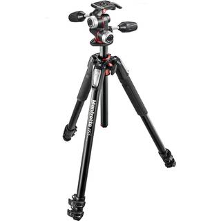 MANFROTTO 055 Stativ Aluminium inkl. 3W 3-Vejshoved (MK055XPRO3)