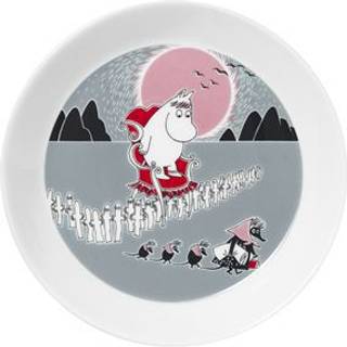 Moomin Arabia Mumi på eventyr flyttet tallerken 19 cm
