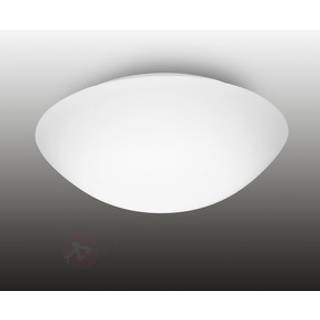 Pandora loftslampe, Ø 30 cm, glas, hvid