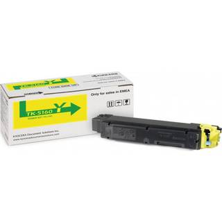 Kyocera TK 5160Y Yellow Toner - Lasertoner Gul
