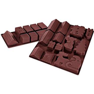 Kageforme i silikone, 2 stk., vinterby, Dr. Oetker*