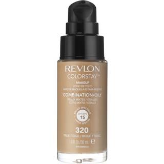 Revlon Cosmetics ColorStay™ Langtidsholdbar matterende foundation til fedtet og kombineret hud Skygge 320 True Beige 30 ml - 30 ml