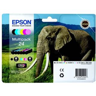 Epson Epson 24 Blækpatron Multipack BK + CMY T2428