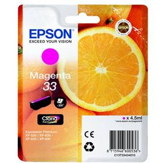 Epson 33 - Blækpatron Magenta