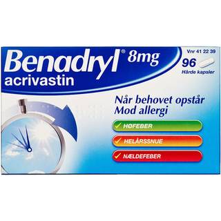 Benadryl Kapsler- Fri fragt over 249