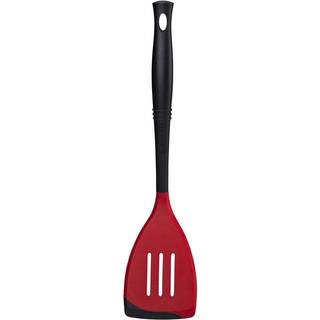 Le Creuset Pfannenwender mit Silikon-Einsatz Schwarz/Rot