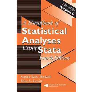 Handbook of Statistical Analyses Using Stata