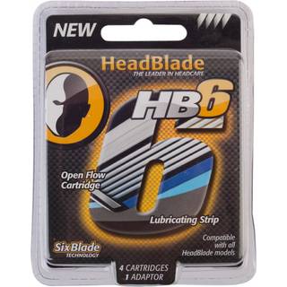 HeadBlade HB6 4-pack Razor Blades