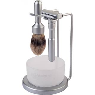 Merkur Futur 700 4-Piece Shave Set - Satin Finish