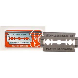 Merkur Solingen Double Edge Razor Blades Super Platinum Stainless x10