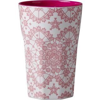 Rice Melamine Cup - Sweet Hearts Print - Tall