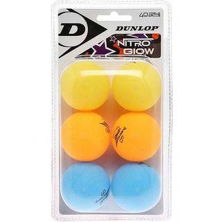 Dunlop 40+ Nitro Glow bordtennisbolde 6 stk.