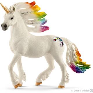 Schleich Bayala Unicorn Toys for Girls and Boys Rainbow Unicorn Stallion Toy Figur med ädelstenar i åldrarna 5