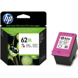 HP 62XL / C2P07AE Tri-Color Ink (Cyan Magenta Yellow) - Blækpatron Dye-based tricolor
