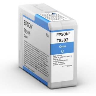 Blækpatron Ultrachrome HD cyan 80 ml T8502