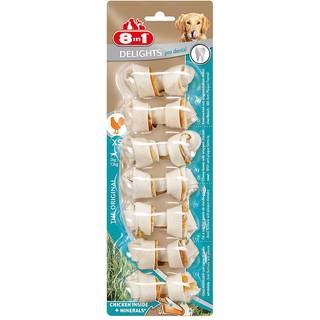 8 IN 1 Tyggeben Dental Delights Large kylling 1 stk