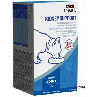 Specific FKW Kidney Support 7 x 100 g. vådfoder til katte - 1 kasse à 7 stk