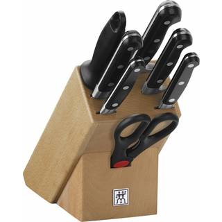 ZWILLING Professional S Sæt med knivblok 8-dele, Natur