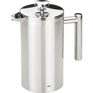 Cilio Sara stempelkande i stål 8 kopper 1 liter