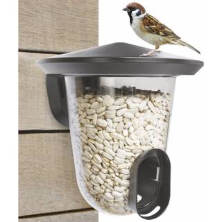 Gardenlife Bird foderhus 19 x 17,5 x 19,5 cm grå