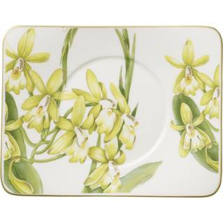 Villeroy & Boch Amazonia Saucer For Coffee Cup 17x14 Cm - Kagetallerken & Desserttallerken Porcelæn Hvid - 1035141310