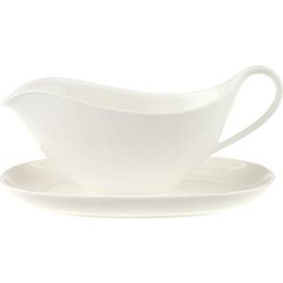 Villeroy & Boch Anmut Sovseskål 0,45 l - Sovsekander & Sovseskåle Benporcelæn Hvid - 24488 + 24465