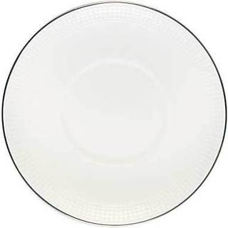 Wedgwood - Vera Wang Blanc Sur Blanc Espresso Saucer - Assietter - Vera Wang - Hvid