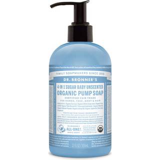 Dr-Bronners Pleje Flydende-saeberBaby-Mild Bio Sugar Soap 355 ml (270,00 kr / 1 l) - 355 ml
