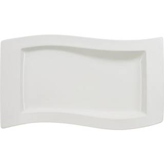 Villeroy & Boch New Wave Serveringsfad 49x30cm - Serveringsfad Porcelæn Hvid - 1025252281