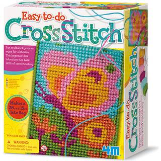 4M Cross Stitch Broderisæt 6-10 Y      Unisex