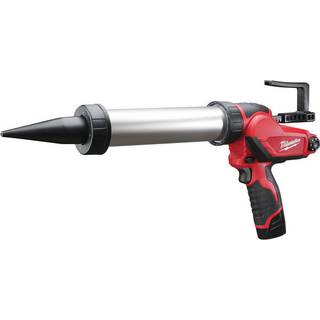 Milwaukee M12 PCG400A-201B Fugepistol 400ml Aluminumsrør + Batteri, Lader og Taske (4933441665)
