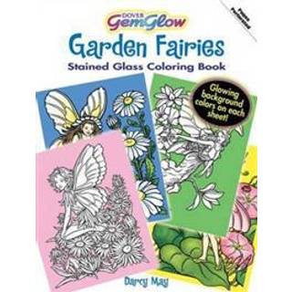 Garden Fairies Stained Glass Coloring Book