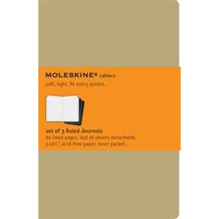Moleskine, Cahiers Journal, 3 stk., stor, linieret, kraft