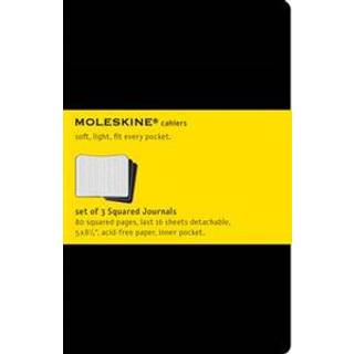 Moleskine Cahier Notesbog | L | Kvad. | Sort