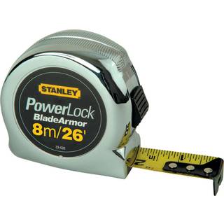 Stanley 0-33-526 Powerlock Målebånd 8 meter metrisk og imperial