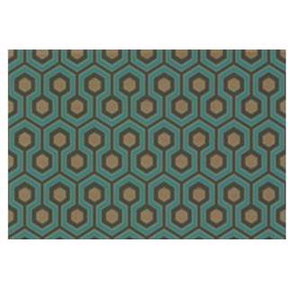 Hicks' Hexagon - Teal & Bronze on Soot