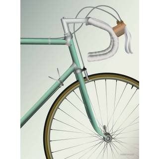 Racing Bicycle - Plakat 15x21 cm fra ViSSEVASSE
