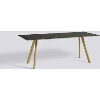 Hay bord - CPH30 table - 200 x 90 cm - bordplade grøn linoleum/ben eg (lakeret)
